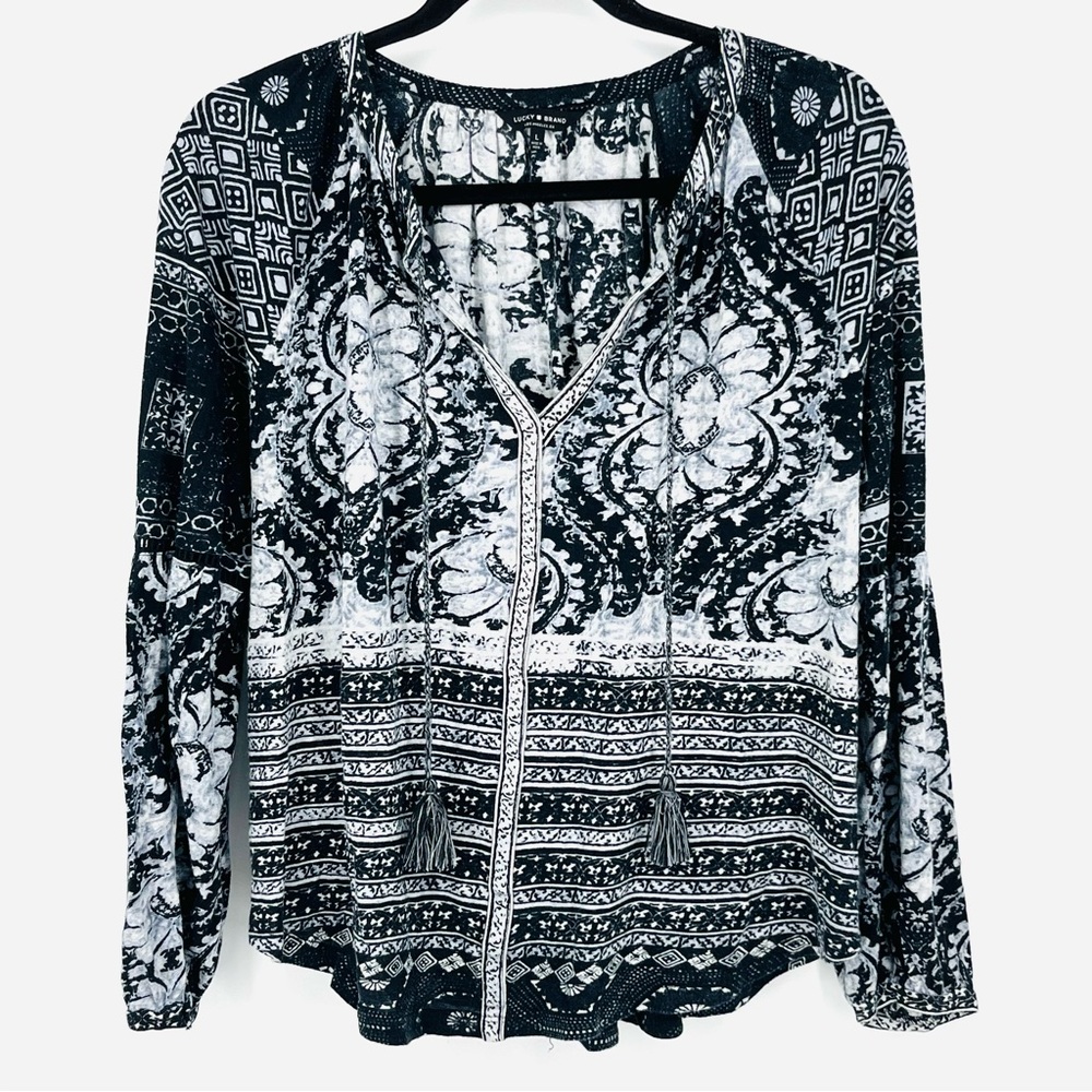 Lucky Brand Large Black Top